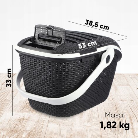 Curver Pet Life Haustiertransportbox 33 x 53 cm, Graphit