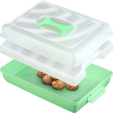 KADAX Kuchenbox mit Deckel, Kuchenbehälter, mit Beitrag , Mint (1/5)