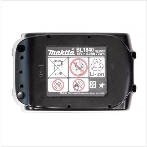 Makita 18V 4.0Ah Li-Ion LXT Battery BL1840B 196399-0 BL1840 Star Genuine UK