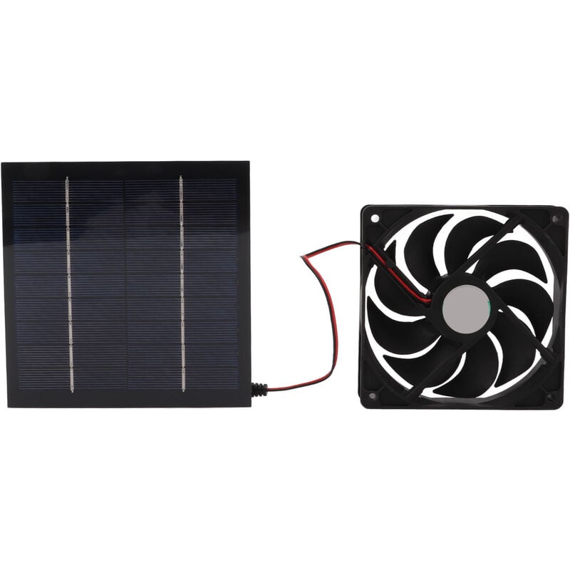 Eosnow 10 W solarbetriebener Panel-Abluftventilator, Mini