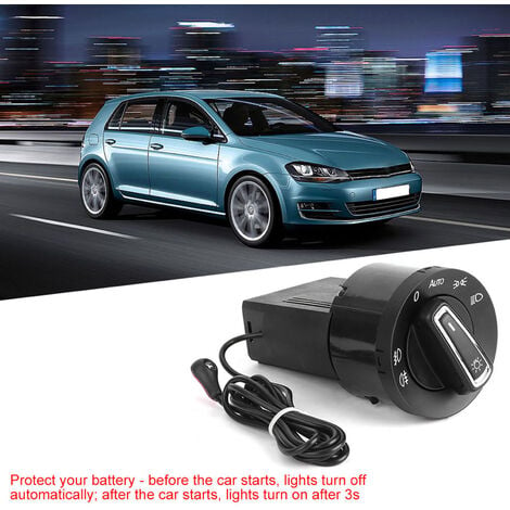 Eosnow Auto-Scheinwerfer-Lampen-Steuerschalter, Lichtsensor-Modul, passend  für MK4