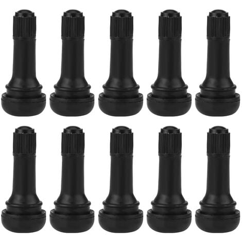 Hapivida TR415 Reifenventile 10 Stück - Gummi Snap-in Ventilschaft