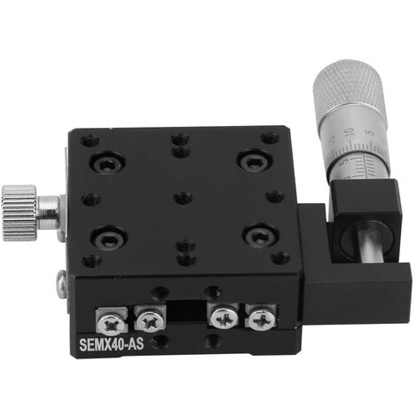 Sharplace Lineartisch X-Achse - 40mm Hub Schwalbenschwanzführung Feinabstimmung