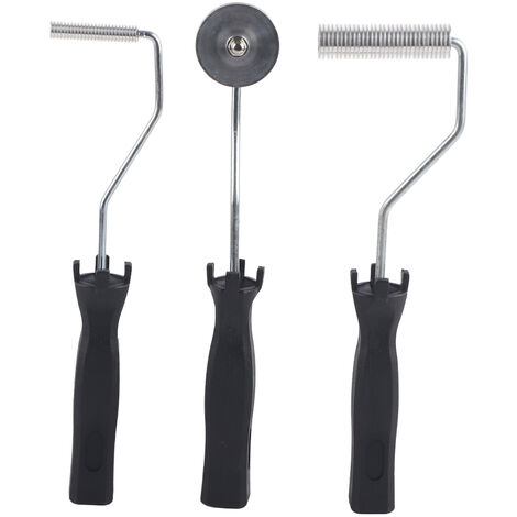 Produktbild von Fiberglas Rollen Werkzeug Set, 4 Teilig, Blasen Paddel Werkzeug Fiberglas Harz Laminier Roller Set Laminier Farbroller Set