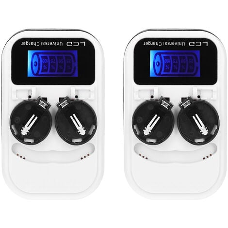Knopfbatterie Ladegerät Mit LCD Display - Universal Lader Für LIR2016, LIR2025, LIR2032 & Mehr