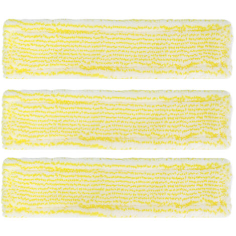 3x Mikrofaser-Wischbezüge Für Kärcher WV1 - 27x7cm Ersatzteile