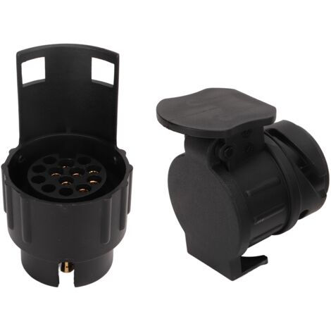 13 Auf 7 Polig Adapter - Wasserdichter Anhängerstecker Nach Europäischem Standard