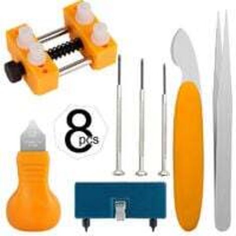 Kit De Réparation Pour Montres - Ouvre-boîtier, Presse, Clé à Vis - Changement De Pile Sans Rayures, Portable