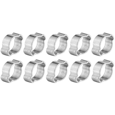 Lot De 10 Colliers De Serrage U 50 Mm - Acier Inoxydable Lourd Pour Tuyaux Et Conduites