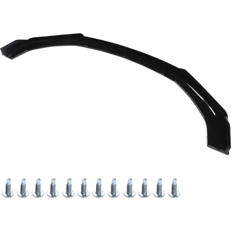 3 Pièces Spoiler Avant Universel Pour Voiture - Lèvre Pare-chocs En ABS, Réglable, Protection Et Style