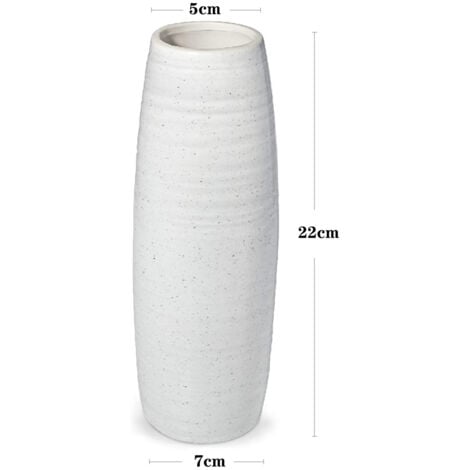 Vase moderne décoratif vase à fleurs sol vase vase décoration blanc