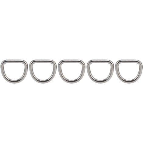 Lot De 4 Anneaux En D Encastrés En Acier Inoxydable 304 - Pour Camions, Remorques, Bateaux, Arrimage De Charge