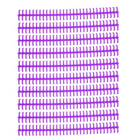Lot De 10 Reliures à Peignes Plastique 10 Mm - Pour Rapports, Présentations, Bureau Et école - 8