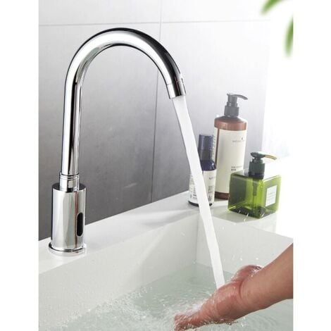 Robinet à induction automatique type d'induction de sortie d'eau infrarouge chaude et froide intelligente