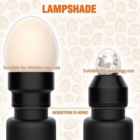 Mire Oeuf Lampe Mire Oeuf Testeur d'oeufs, Lumière LED pour Vérifier l’Incubation d’Oeuf Portable Incubateur d'oeufs de Cane Lampe de Poche Batterie pour Volaille,,