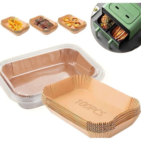 Edihome, Papier Cuisson Air Fryer, Pour Friteuse Sans Huile, 100
