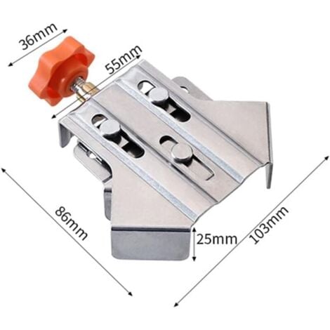 Lot De 4 Pinces D'angle Polyvalentes À 90 Degrés, Pinces D'angle Droit En Acier Inoxydable, Pince À Angle Droit Pour Le Travail Du Bois, Support À 90 °, Pour Le Travail Du Bois