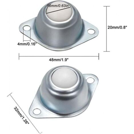 4 Pièces Roulettes Pour Meubles Roulettes Pivotantes Robustes