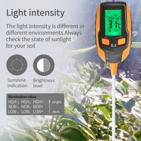 PH-mètre Pour Sol Et Liquides - Testeur De PH Avec électrode Interchangeable, Précision ±0.1, étui Inclus