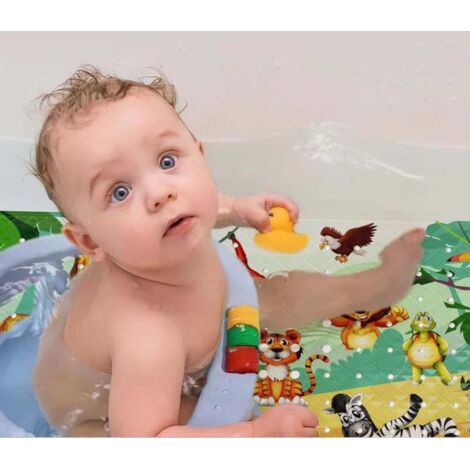 Tapis De Bain Antidérapant Pour Enfants | Sécurité Et Confort Pour La Salle De Bain - Forme De