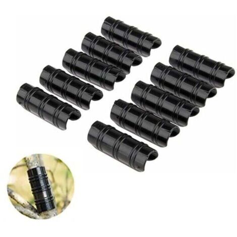 24 Pcs Clips Pour Plantes, Pinces Pour Serres, Clips Pour Tiges De Filet De Protection Des Plantes à Tête Unique Pour Serre De Jardin (14mm