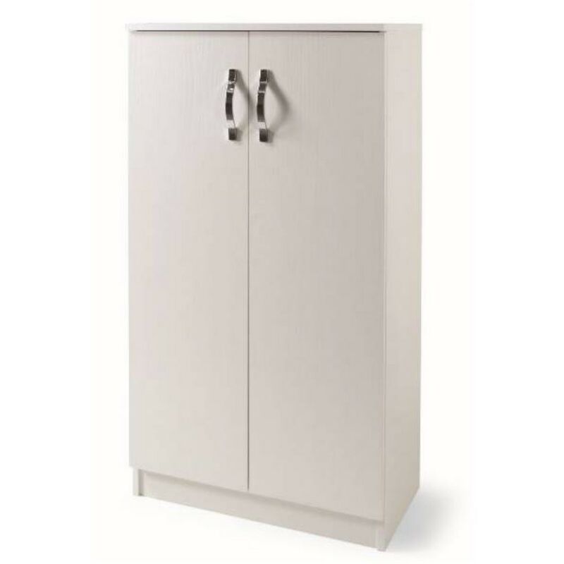 Armario multiusos Gabriella 130 cm fresno blanco