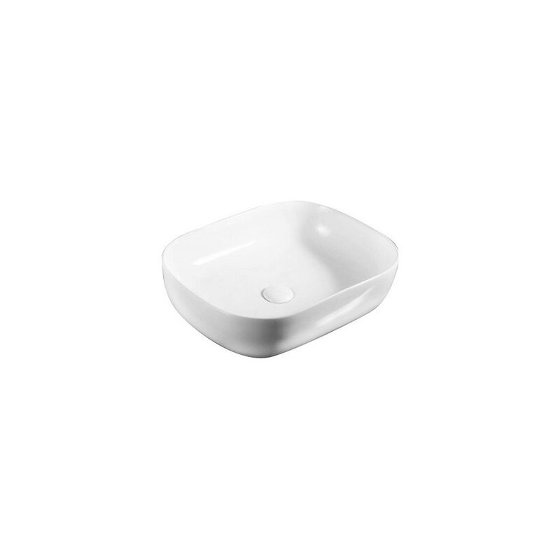 Lavabo sobre encimera 48 cm - Blanco