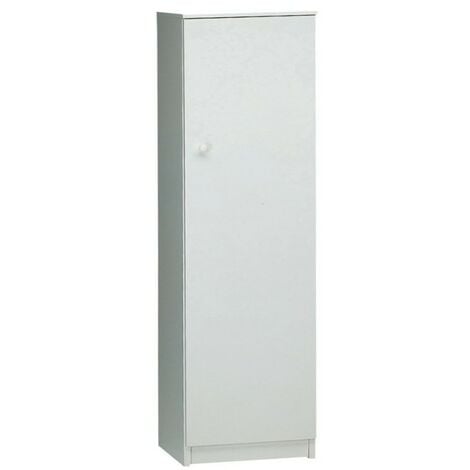 Armario multiusos con una puerta Blanco 46x34x h147 cm