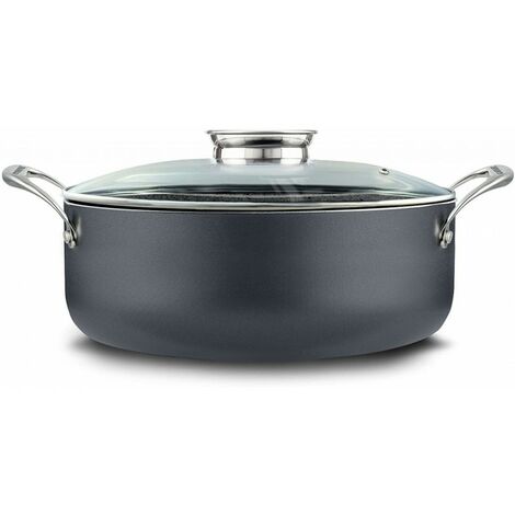 Cacerola ovalada con tapa de vidrio INVICTUM PROFESSIONAL diámetro 32x h26 cm (1/5)