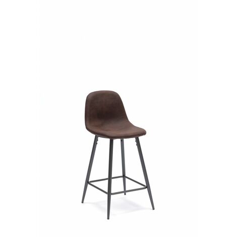 Sgabello en similpelle Brigitte STS 2x (42cm x 52cm x 93cm) (1/4)