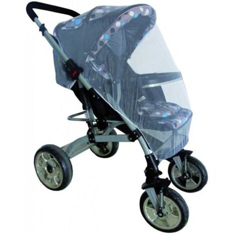 AQUÍ ESTÁ CARRITO DE BEBÉ BLANCO 140X90