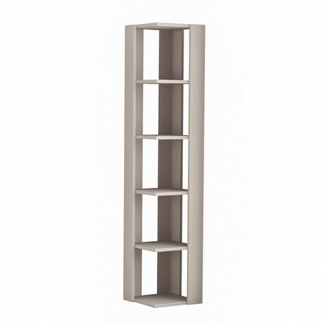 Rantry Mueble Estantería Angular De Pared Blanco 35 X 35 X 3,8 Cm De MDF, Estante De Pared, Estantes De Pared Para Salón, Oficina, Dormitorio, Baño