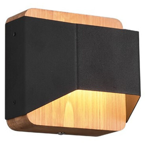 Aplique Moderno Biemission Led Arino Black Trio Lighting