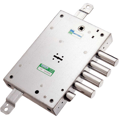 Cerradura Para Aplicar Triple Para Puertas Blindadas Derecha E 63 - Mm 206 X 136