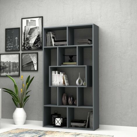 Librería Face gris cemento 90x30x170H cm. (1/5)