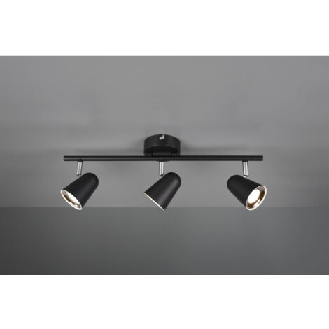 Foco Toulouse Negro 3 Spot Led L48 cm Trio Lighting (1/3)