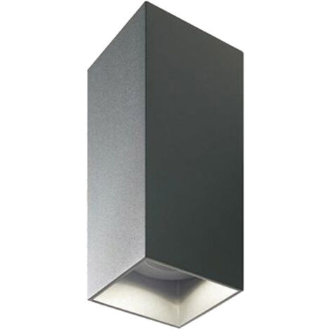 Aplique 6W + 6W Led 4000K línea torre grafito (1/3)