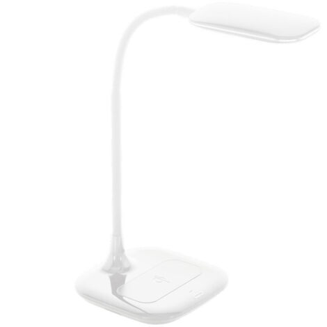 Sobremesa Masserie Led Regulable Con Cargador Blanco Eglo (1/2)