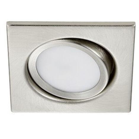 Foco Empotrable Led 5w Orientable 8x8cm Rila Niquel Trio Iluminación (1/3)