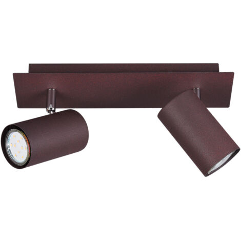 Plafón 2 Spot Orientable Focos Marley Ruggine Trio Iluminación (1/4)