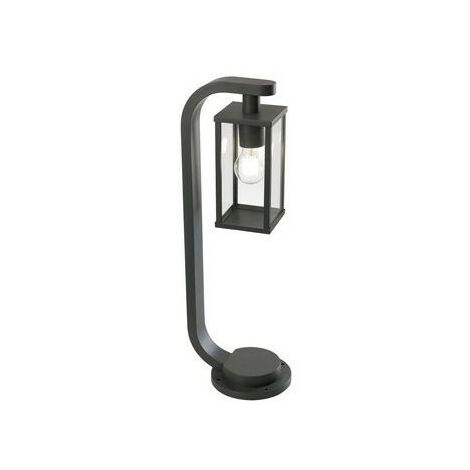 Bolardo de aluminio fundido a presión negro gofrado 20xh.60 cm (1/2)