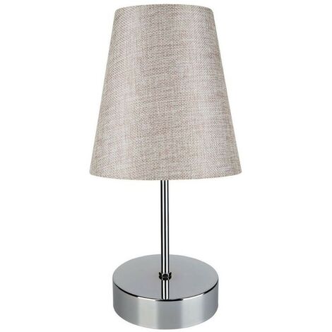 Lámpara de mesa Estelya AZ1068 cromo beige (1/5)