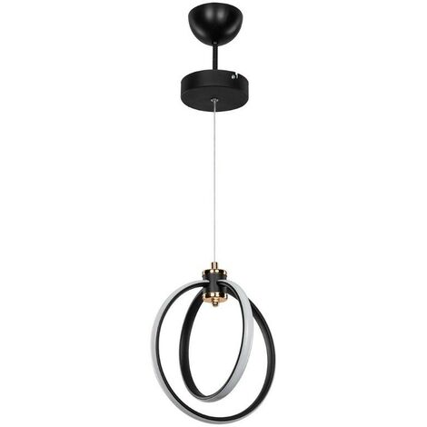 Lámpara colgante Felicia con dos círculos LED ASZ1591 (1/5)