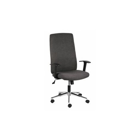 Sillón de escritorio de oficina direccional en tejido basculante gris