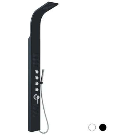 Sistema de pared multifunción negro Danubio