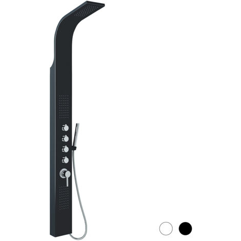 Sistema de pared multifunción negro Danubio