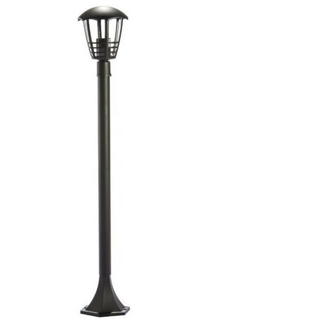 Lámpara de exterior de aluminio negro Etna 400x1000