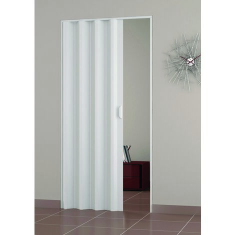 Puerta plegable de interior de pvc 83x214 cm mod. Maya color