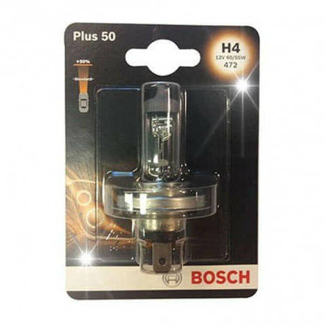 Bombilla Plus 60 Daytime H4 Halógena Bosch 12V 55/60W