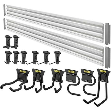 Kit organizador de herramientas Track Wall Stanley de 20 piezas